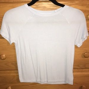 Light blue ribbed tshirt